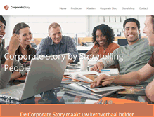 Tablet Screenshot of corporatestory.nl